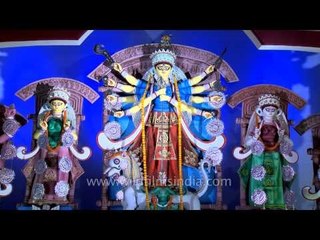 Maa Durga with Maa Lakshmi, Swarswati, Ganesh and Kartik