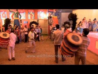 Celebrating Durga puja at CR park