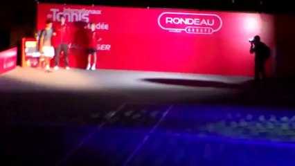 L'entrée des joueurs au Internationaux de Vendée