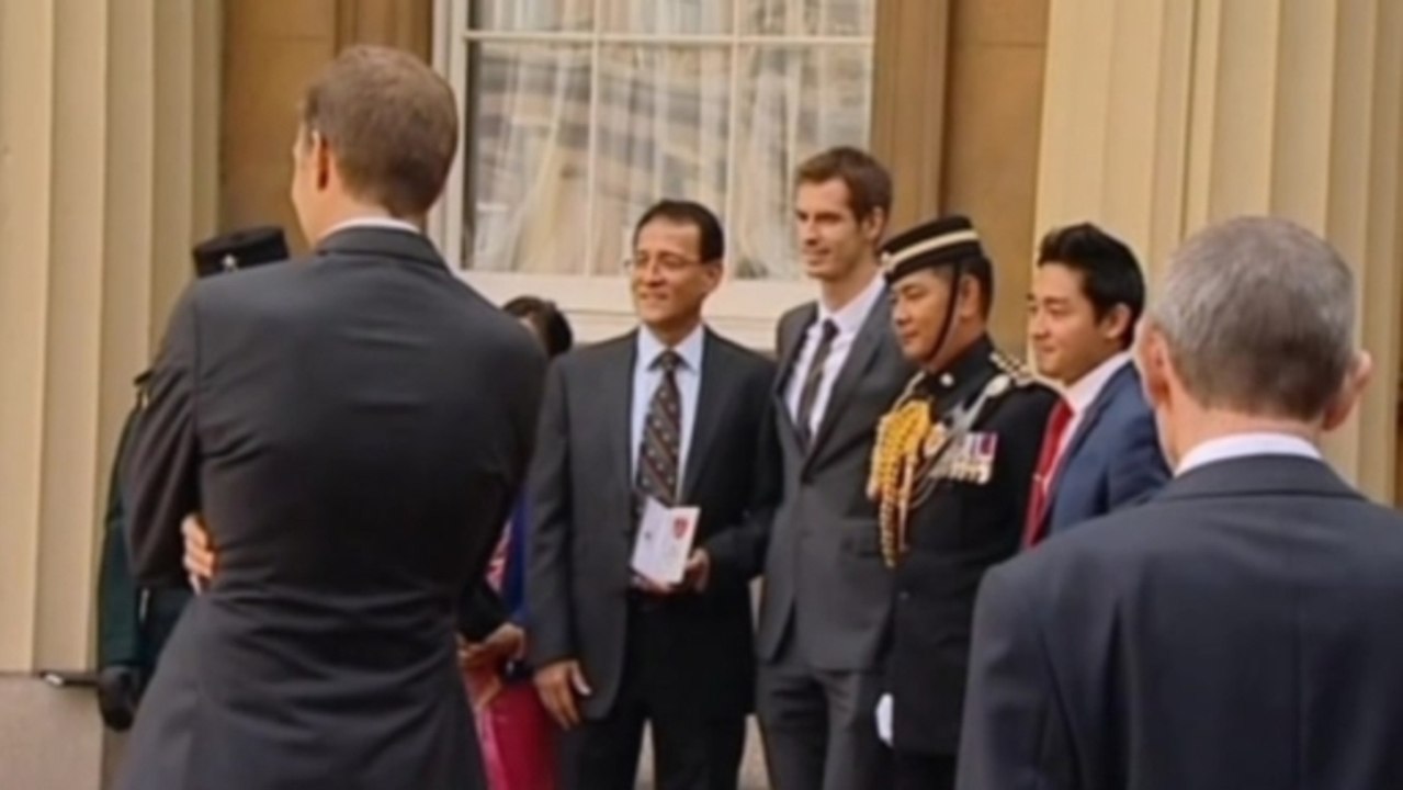 Andy Murray honored by royalty