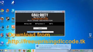Black Ops 2 Uprising DLC Code Generator - Download [PROOF]
