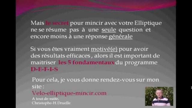 velo elliptique Domyos FC 600 pour affiner votre silhouette