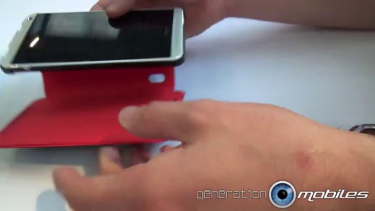 hands on (prise en main) pochette batterie HTC One Max