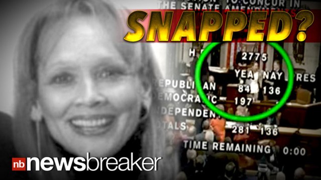 SNAPPED?: Woman Disrupts Congress After Gov’t Funding Vote; Starts Shouting About God