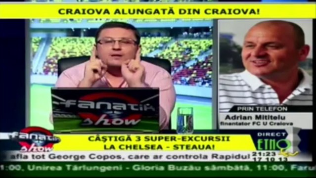 Adrian Mititelu la FANATIK SHOW (17.10.2013) partea 2