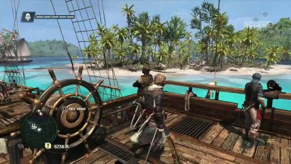 Assassin's Creed IV - PS4 Gameplay Naval Combat