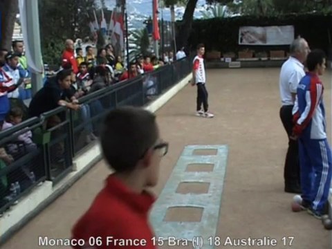 Qualifications précision U14, Challenge Denis Ravera, Sport-Boules, Monaco 2013