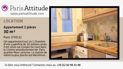 Appartement 1 Chambre à louer - Ménilmontant, Paris - Ref. 4889