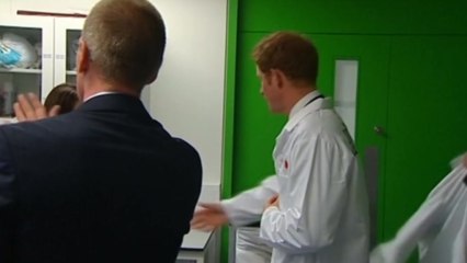 Prince Harry opens blast injury centre