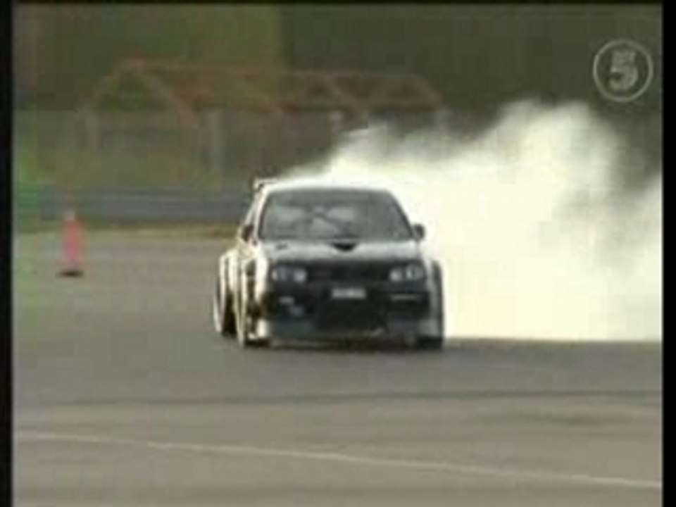 VW Golf by Dahlbäck Racing burnout