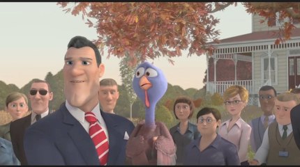 "Free Birds" Clip - 'Pardoned Turkey'