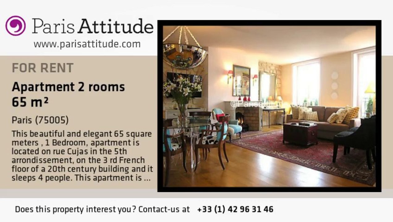 1 Bedroom Apartment for rent - Panthéon/Sorbonne, Paris - Ref. 4365