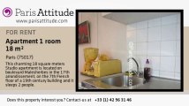 Studio Apartment for rent - Pereire, Paris - Ref. 3002