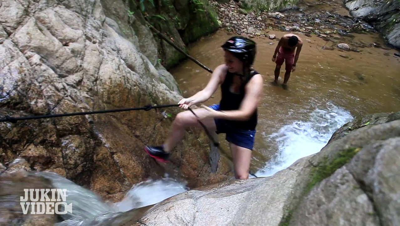 Uphill Waterfall Climb | Double #FAIL