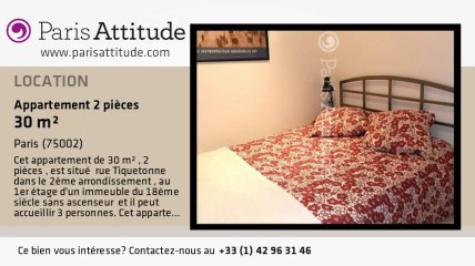 Appartement 1 Chambre à louer - Strasbourg St Denis, Paris - Ref. 1479