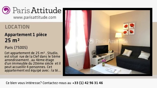 Appartement Studio à louer - Place Monge, Paris - Ref. 8329