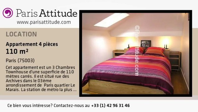 Maison de Ville 3 Chambres à louer - Temple, Paris - Ref. 2591