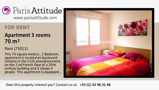 2 Bedroom Apartment for rent - Charonne, Paris - Ref. 4772