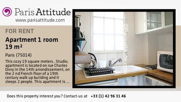 Studio Apartment for rent - Alésia, Paris - Ref. 4343