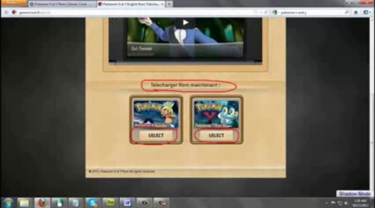 Pokemon X et Y Rom 3DS [Tuto] [télécharger] [lien description]