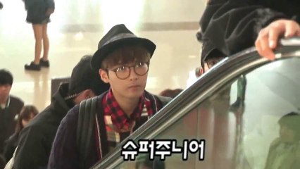 131018 Super junior金浦机场赴北京