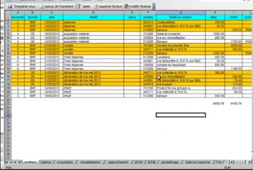 Bureau comptable-demonstration compta commerciale sous excel