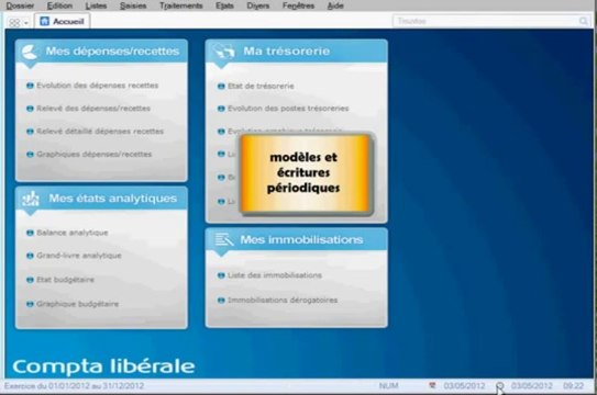 Comptable Bruxelles - modèles et ecritures périodiques ciel compta libérale.