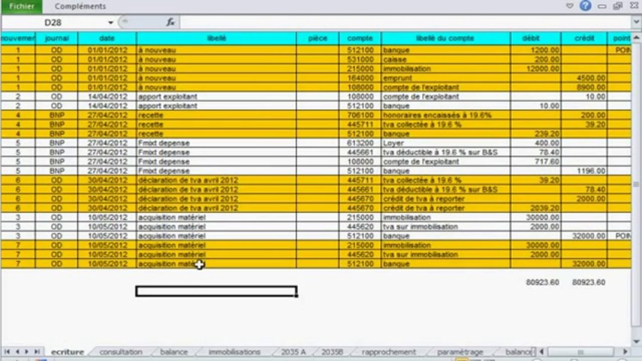 cabinet comptable -  comptabilité libérale 2010.