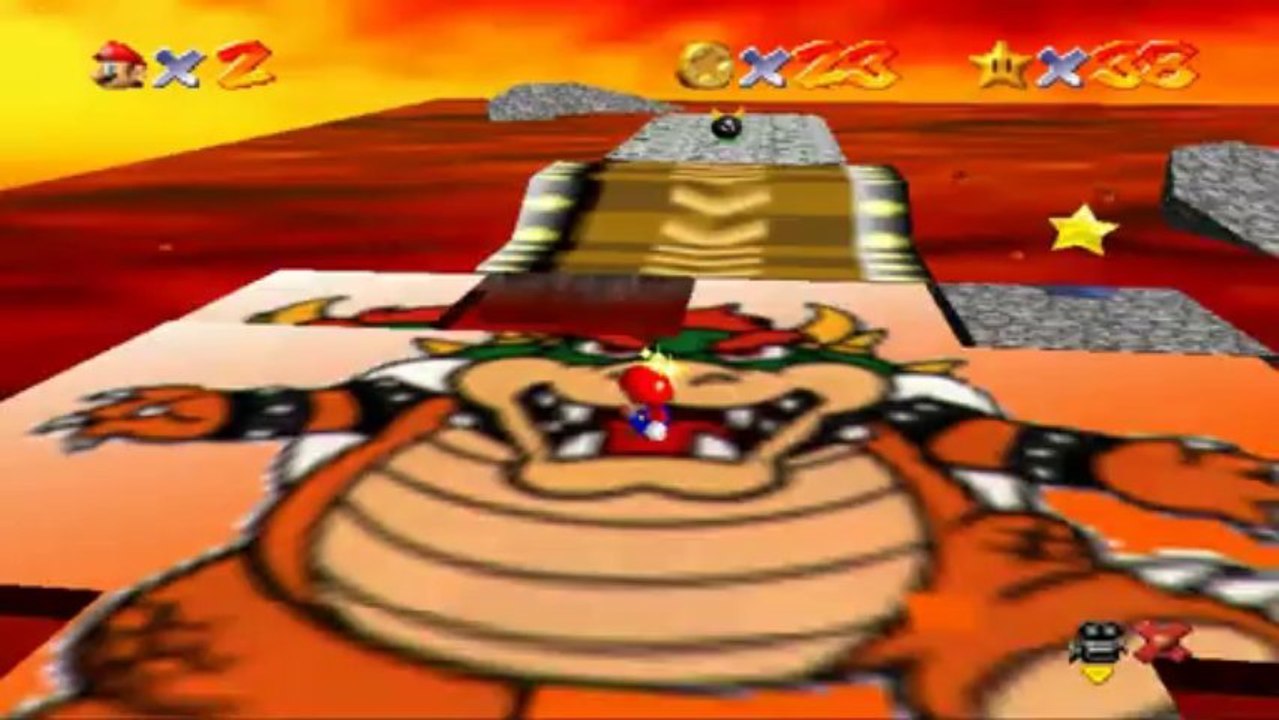 Super Mario 64 - Laves Fatales - Etoile 3 : Puzzle de 8 pièces rouges