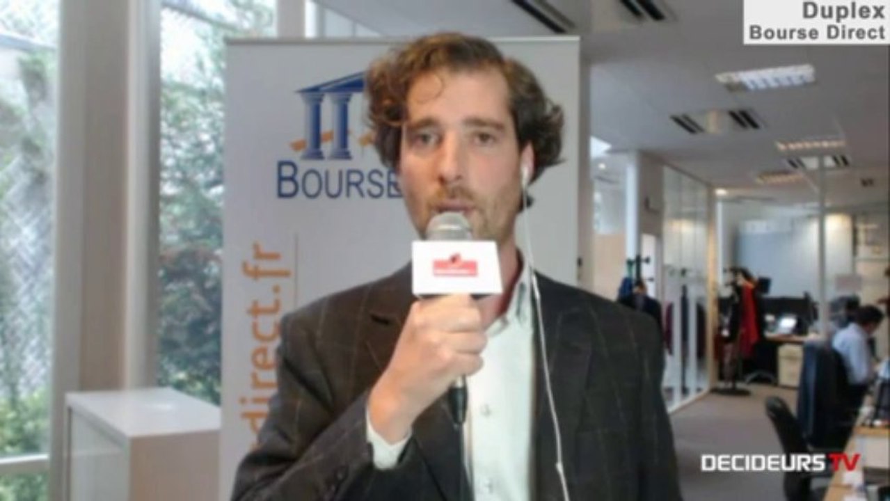 16/10/13 : Les Experts de Bourse Direct dans l'émission "Duplex Bourse" sur Décideurs TV