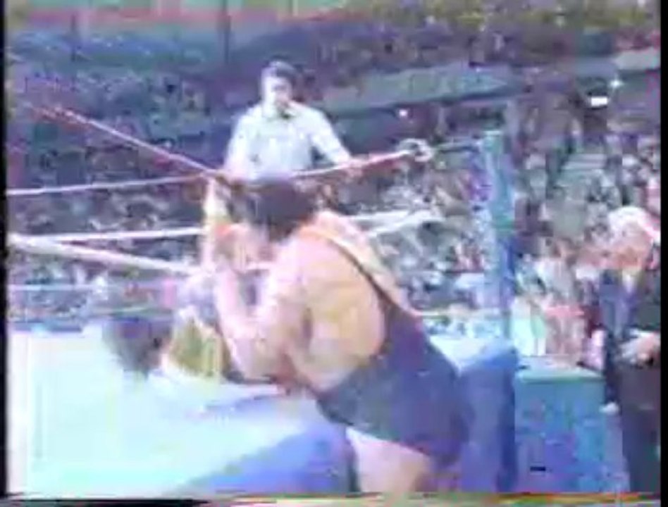 Ultimate Warrior vs Andre The Giant-WWF Intercontinental Title