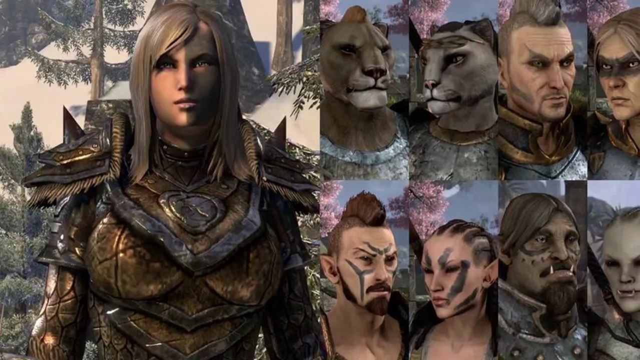 The Elder Scrolls Online : la création de personnage