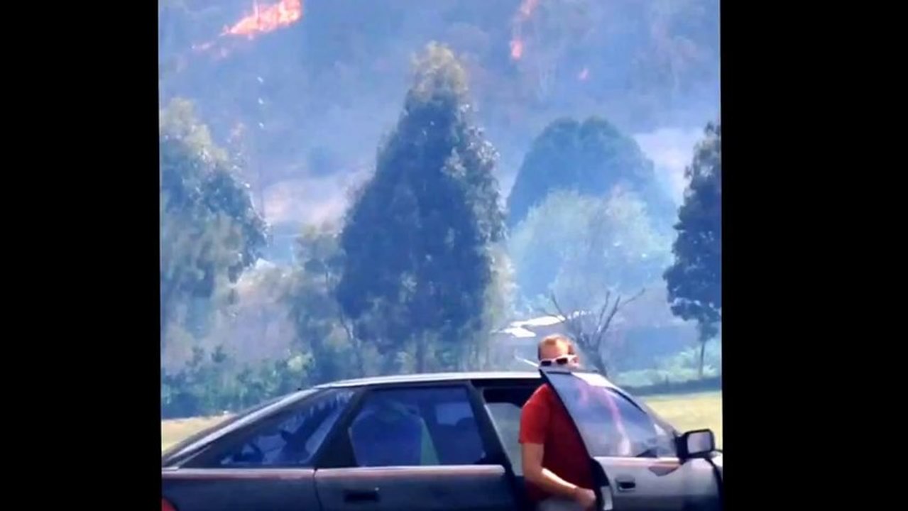 Major Bushfire Threatens Lithgow, New South Wales