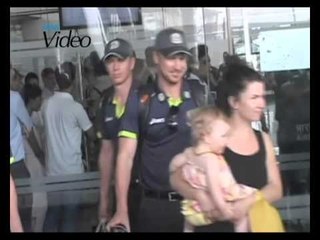 Team Australia arrives in Mohali for 3rd ODI against India