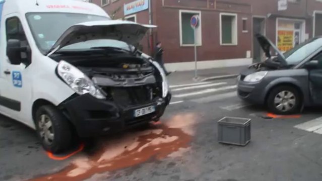 Beauvais : accident spectaculaire dans le centre-ville