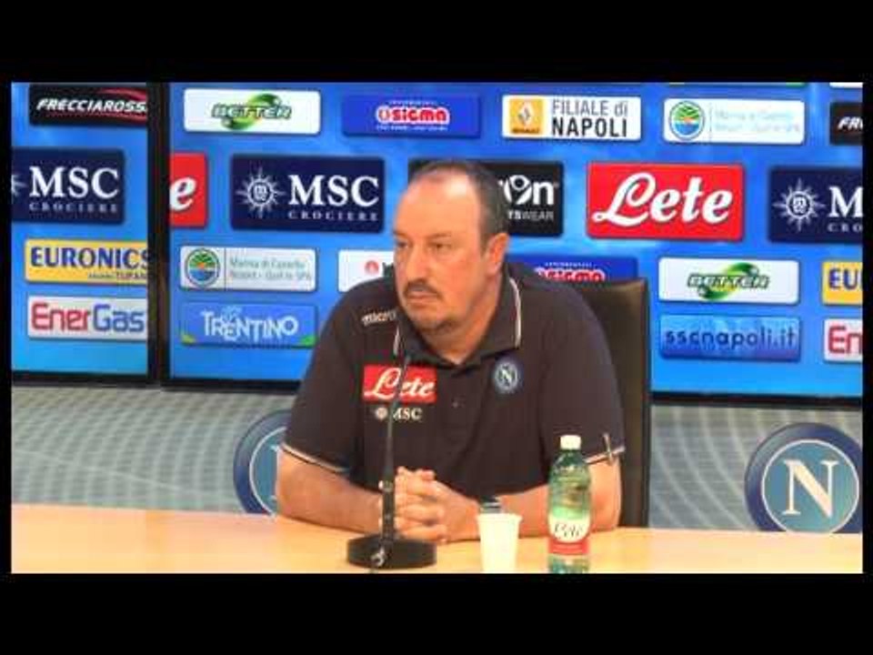 Napoli - Roma-Napoli, Benitez: "Sfida non decisiva" (17.10.13)