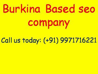 Affordable SEO Services  Burkina Faso  Video - Guaranteed Page 1 Rankings|Call:(+91)-9971716221