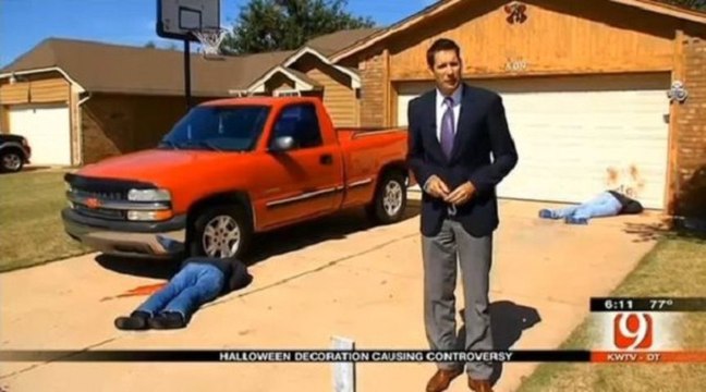 Decorations Halloween de cadavres trop réalistes