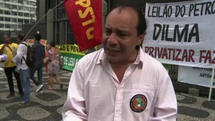 Petrobras: huelga contra subasta