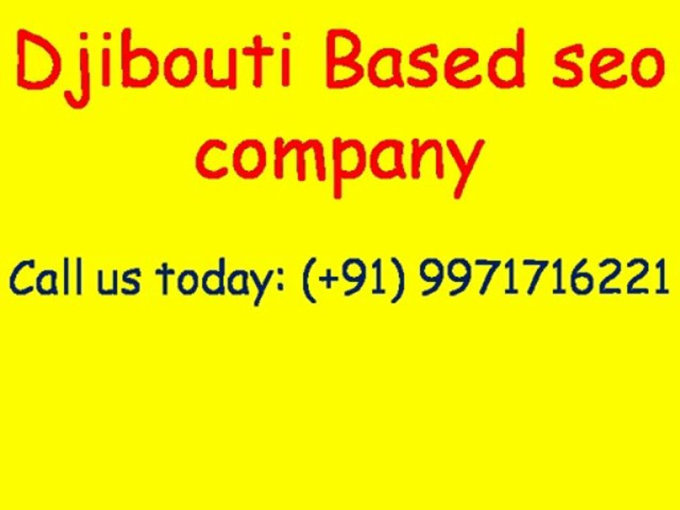 SEO Services Djibouti, Video - Guaranteed Page 1 Rankings|Call:(+91)-9971716221