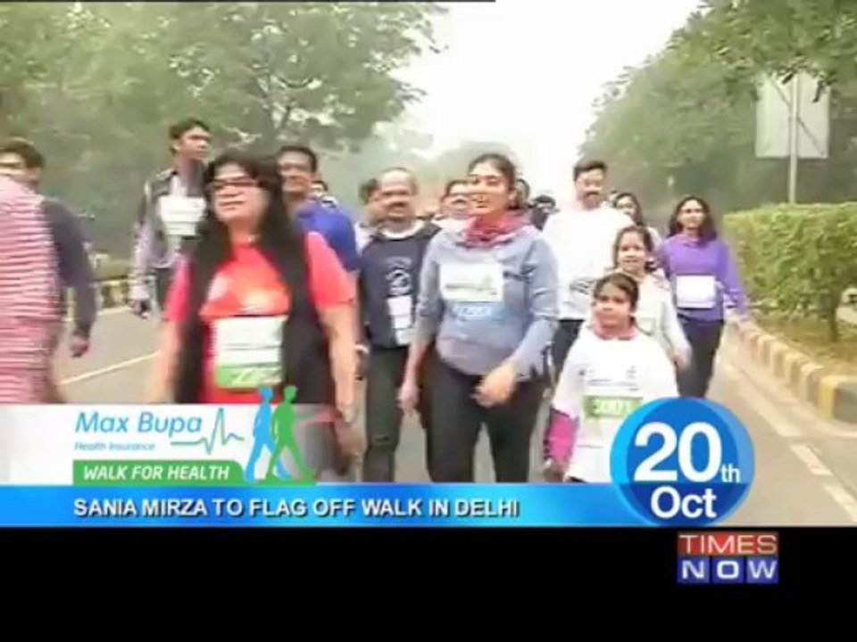 Saniz Mirza joins Max Bupa Walk for Health