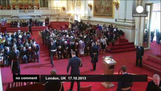 Duke of Cambridge carries out first investiture - no comment