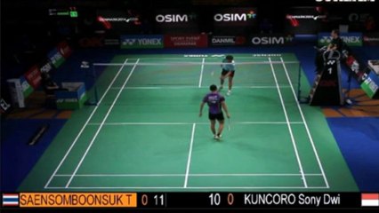 Yonex Denmark Open 2013: Tanongsak S. VS Sony Dwi Set1