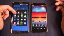 Samsung Galaxy Note 3 vs. LG G2 Dogfight Part 1