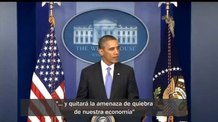 Obama confirma el acuerdo entre republicanos y demócratas