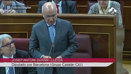 Duran advierte a Rajoy: "Si no actúa, habrá declaración de independencia"