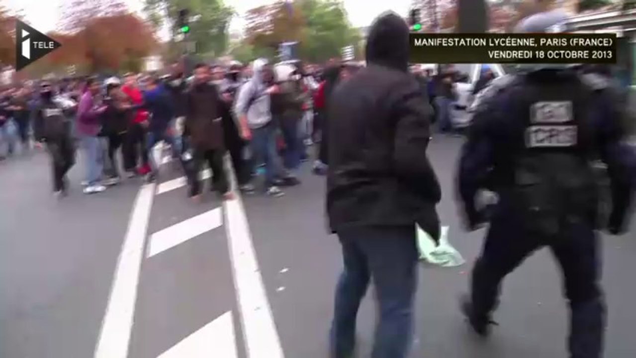 Leonarda : flics en civils vs lycéens en colère