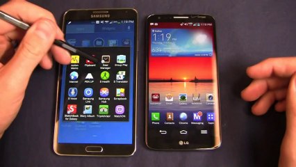 Samsung Galaxy Note 3 vs. LG G2 Dogfight Part 2