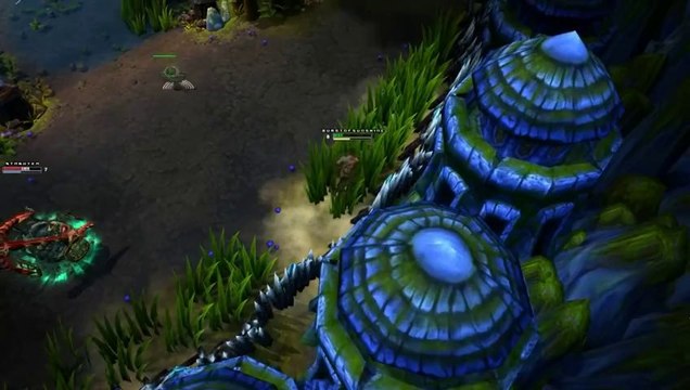 LOL FUN - lee sin jukes kill 1v3 - league-of-legends