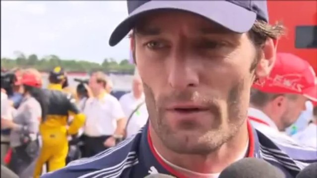 BBC F1 2010: Mark Webber post race interview (2010 German Grand Prix)